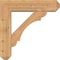 Ekena Millwork Olympic Craftsman Smooth Bracket w/ Offset Brace, Western Red Cedar, 7 1/2"W x 30"D x 30"H BKT0806X30X30OLY04SWR - alternate 3